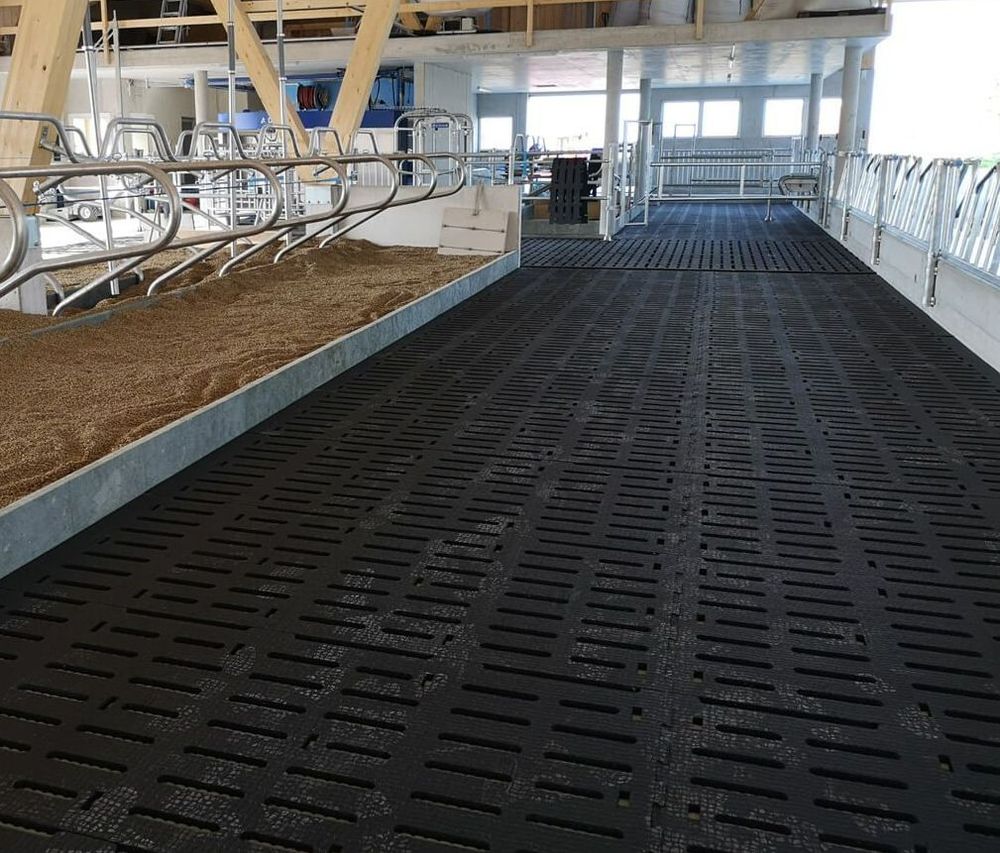 Rubber mats for barns